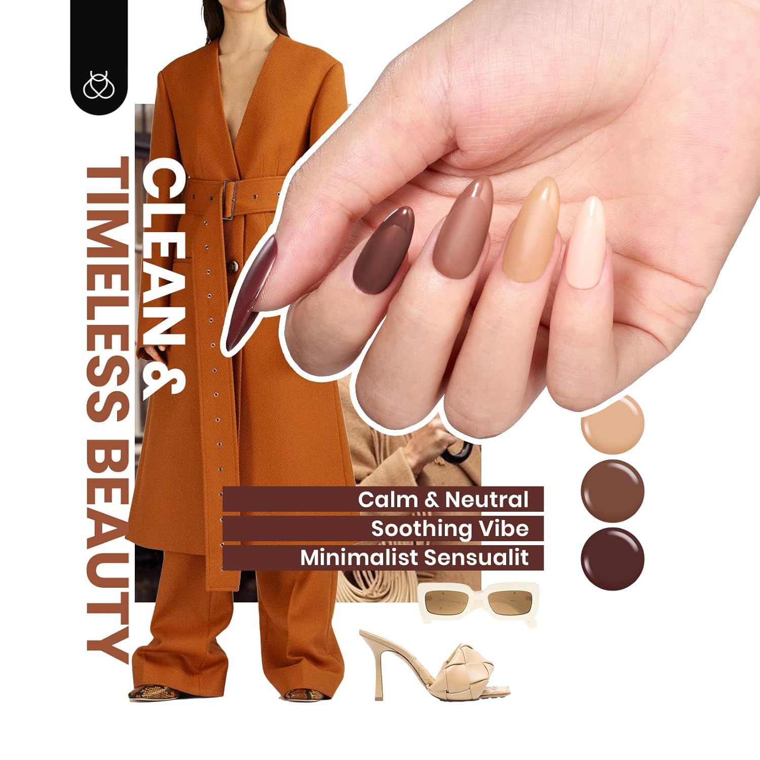 Urban Rhythm 25 color gel polish set with bottles and manicure tools - 2