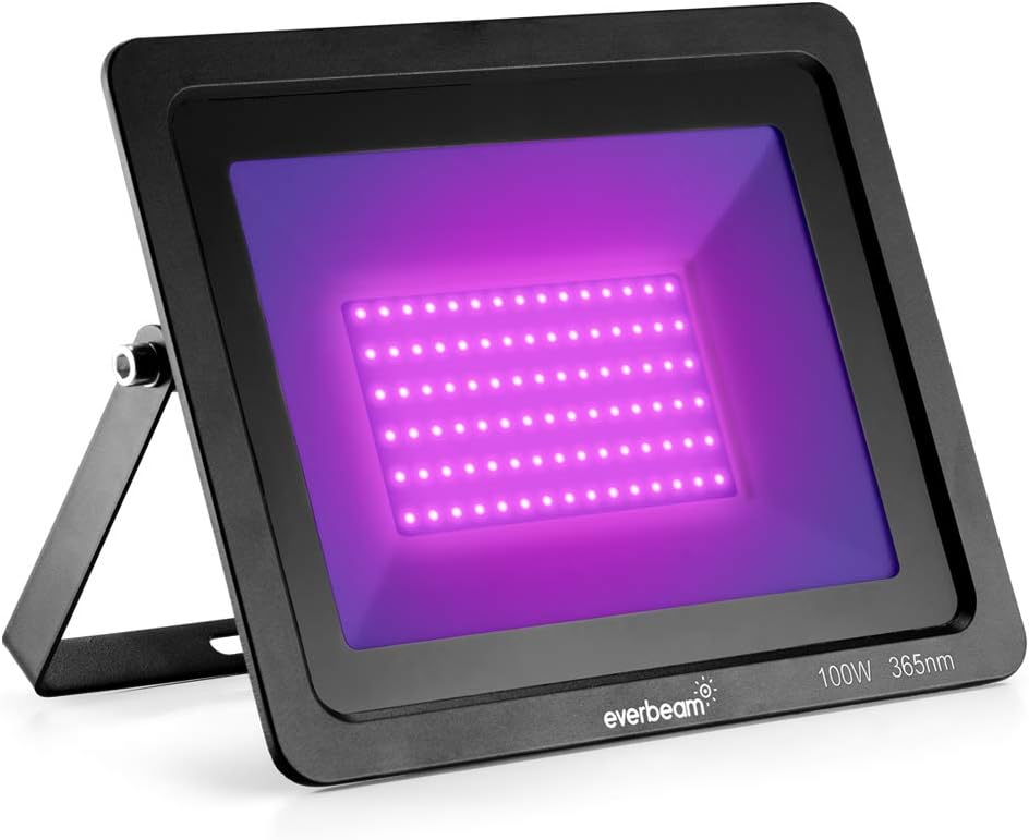365nm 100W UV LED blacklight Floodlight for Outdoor Events