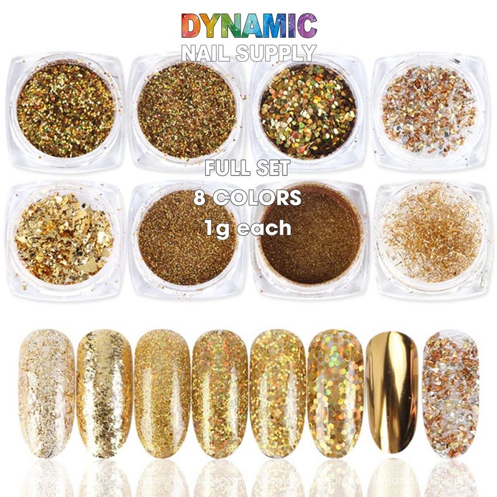 How to Get Salon Holographic Nails with Glitter Set