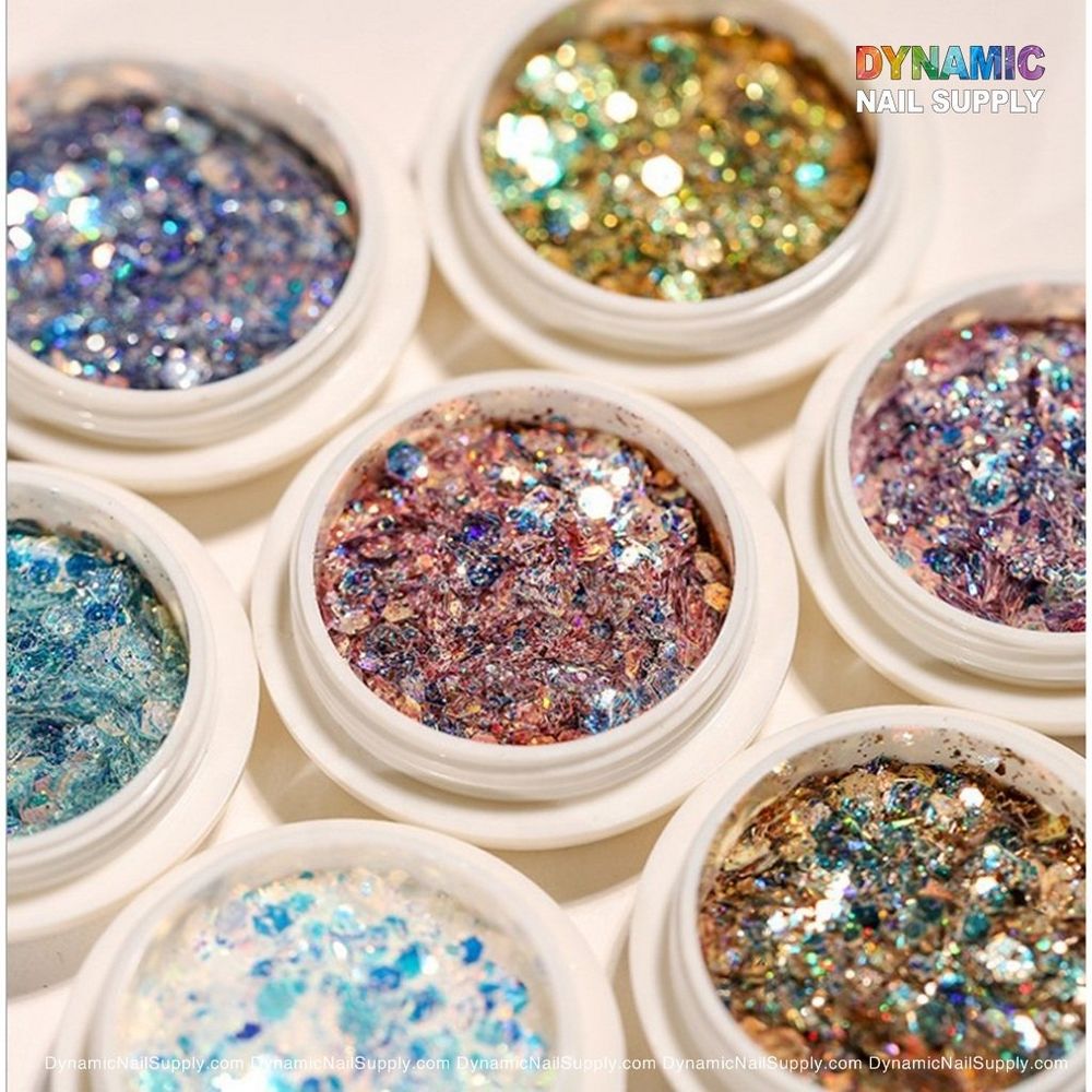 iridescent nail glitter boxes - 3