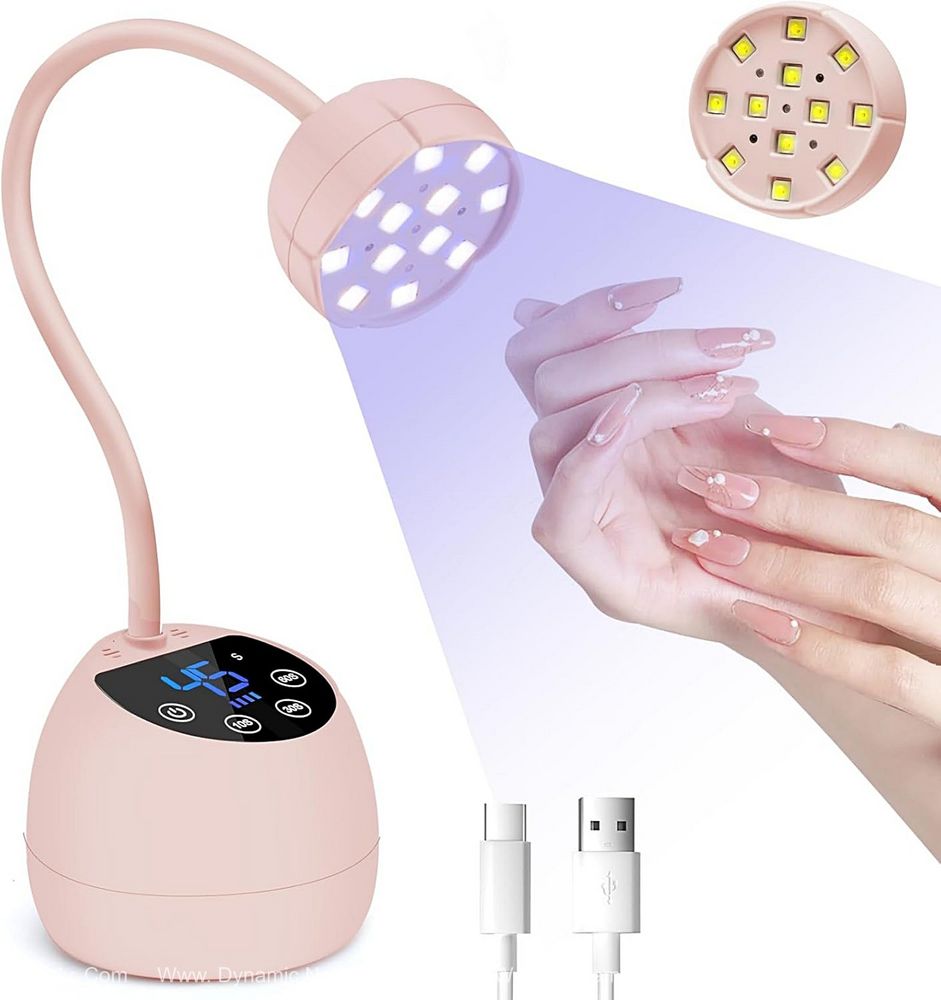 Light pink mini UV LED nail lamp - 2