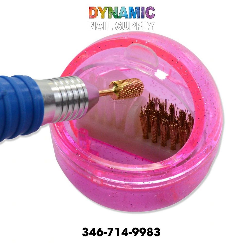 Portable nail drill cleaning brush - 5