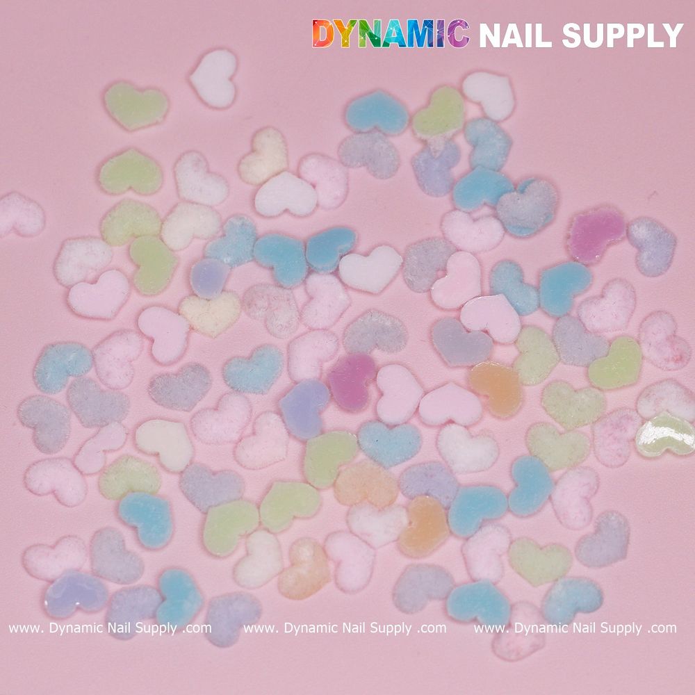 How Pastel Heart Nail Charms Fit Salon Service Flow