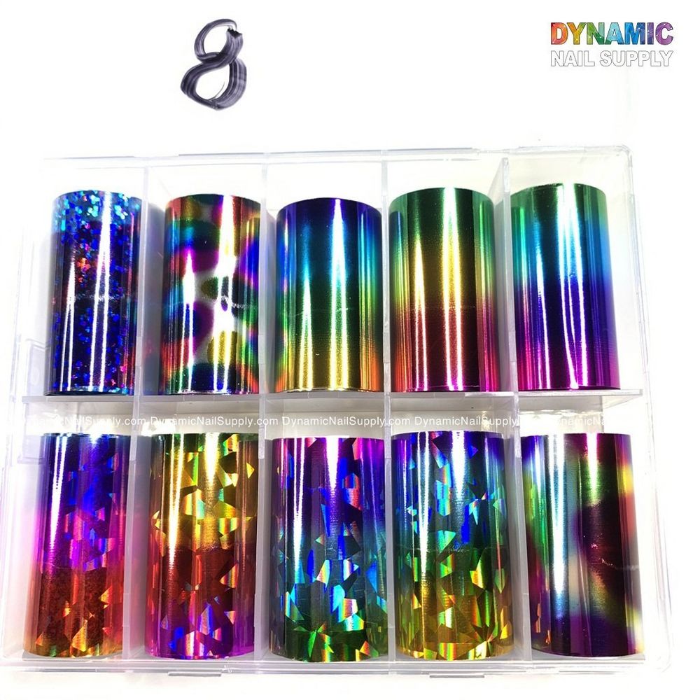 Rainbow Holographic Nail Foil: Transfer Foil Review