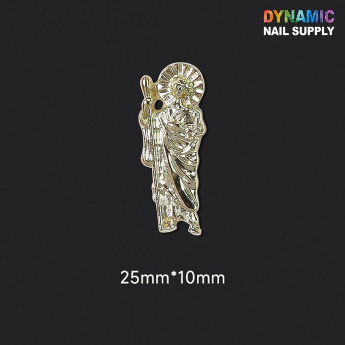 Saint Jude and Virgin Mary nail charms - 5